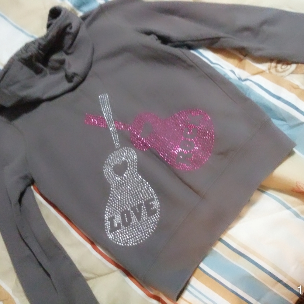 "Blingy guitar" hoodie